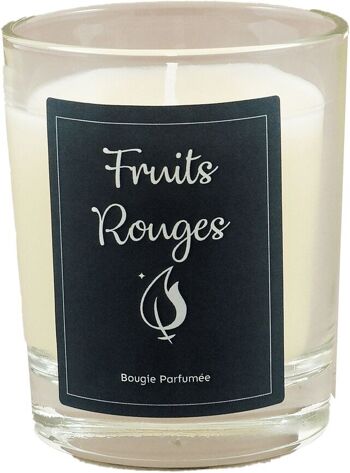 BOUGIE DE JUSTINE PARFUMÉE FRUITS ROUGES