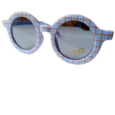 Children's sunglasses retro diamond blue
