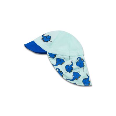 koaa – L'Elefante “All Over” – Cappellino parasole blu 1-3 anni
