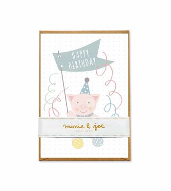 Carte d'anniversaire enfant "Fête" 3