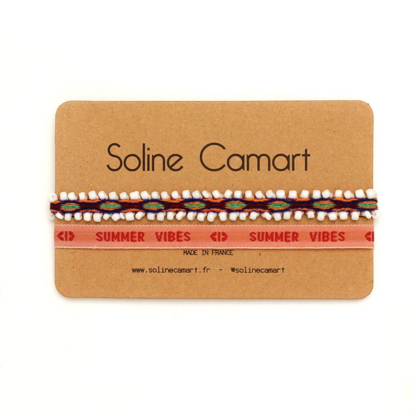 ETHNIC BRACELET DUO & SUMMER VIBES - Orange