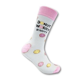 Chaussettes Femme Donut Worry 2