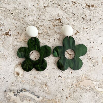 Agnès earrings - Green