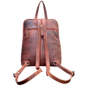 Mari Daypack Sac à dos de ville en cuir pour femme Petit pour iPad 2