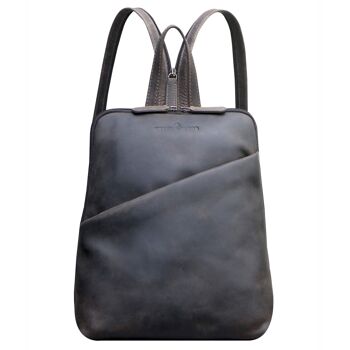 Mari Daypack Sac à dos de ville en cuir pour femme Petit pour iPad 8