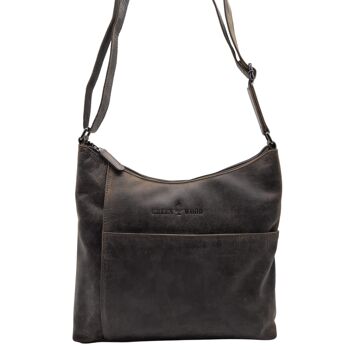 Sac à bandoulière Lily Sac à bandoulière moyen en cuir pour femme 10