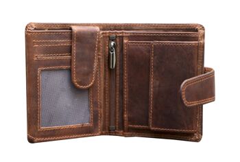 Josy portefeuille pour femme protection RFID petit portefeuille en cuir homme 14