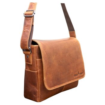 Ralf Petit sac à bandoulière Sac en cuir pour femme Sac pour tablette pour homme 12