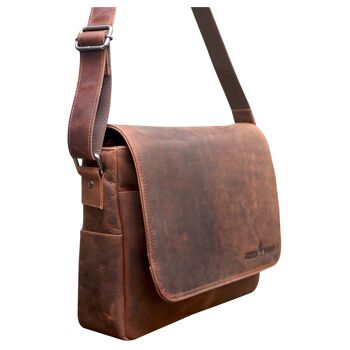 Ralf Petit sac à bandoulière Sac en cuir pour femme Sac pour tablette pour homme 18