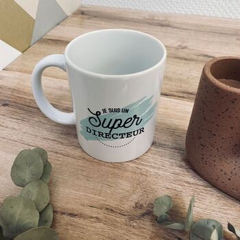 Mug super directeur - fin d'année scolaire ou cadeau pour son patron 3