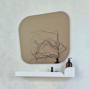 Miroir mural QUAD | régulier, bronze ou gris 3
