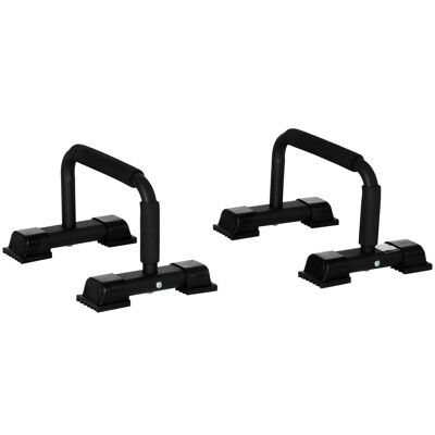 Möbel Hüsch push-up grips, set of 2, anti-slip push-up grips, push-up bars, parallettes, push-ups for spine training and strength training, steel