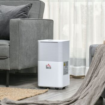 Meuble Hüsch climatiseur 18-28㎡ 12L/24h unité de caméra électrique 2000ml climatiseur avec roulettes ABS blanc 22x25x44,5 cm 3