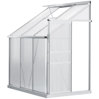 Outdoor aluminum frame 192 x 127 x 214 cm garden house with window plant house including foundations tomato house