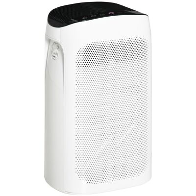 Möbel Hüsch air purifier with HEPA filter for max.25-35 m³ air purifier for people with an allergy smoke chamber with silent sleep timer ABS