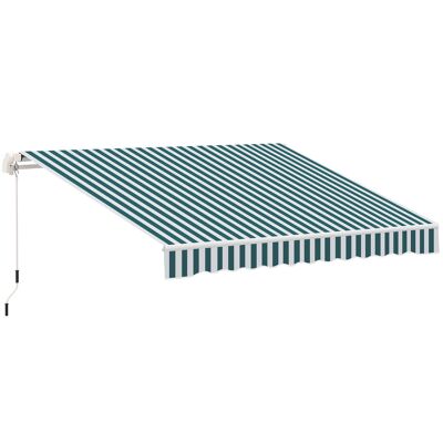 Möbel Hüsch knikarmluifel a mano 4m con maniglie balcone luifel zonwering montaggio a parete balcone alluminio bianco + grande 395 x 245 cm