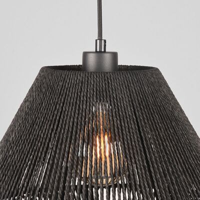 Morres Hanglamp Ibiza - Naturel - Jute - 1-light