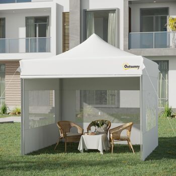 Meubles Hüsch propose une tente d'extérieur avec tente escamotable murale, terrasse extérieure étanche de 300 x 300 x 320 cm 2