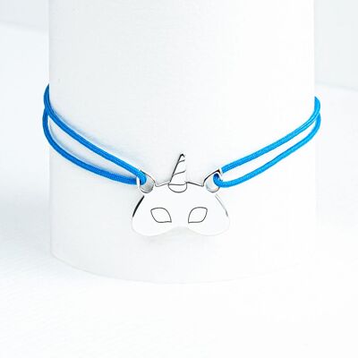 bracelet Ali or blanc (cordon bleu)