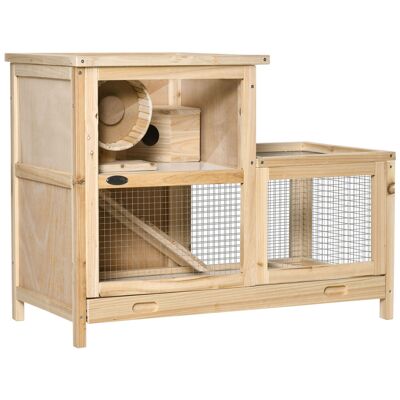 Furniture Hüsch rattan basket rattan basket with handles wooden basket muizen basket natural wood 78 x 41.5 x 60 cm