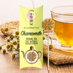 Tisane à la camomille sur un bâton !