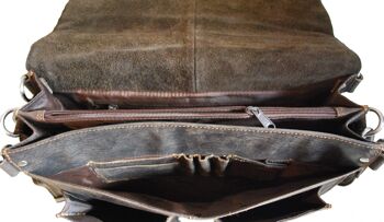Eric porte-documents sac à dos combinaison sac à bandoulière femme cuir homme 14