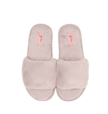 Chaussons vieux rose 21