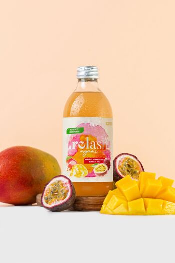 Boisson bio - Mangue et fruit de la passion 1