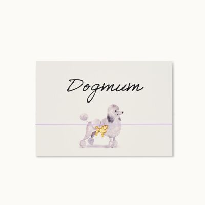 Armband-Karte: Dogmum - Poodle