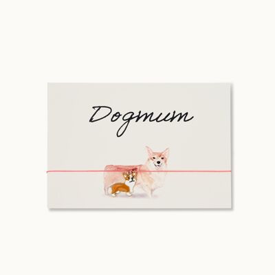 Tarjeta pulsera: Dogmum - Corgi