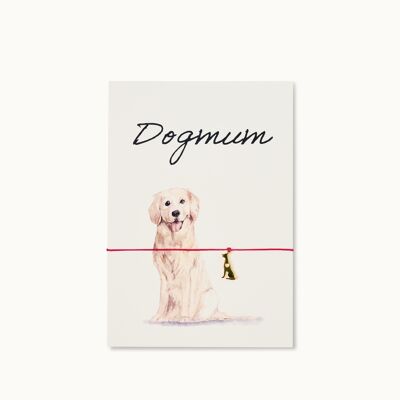 Armband-Karte: Dogmum - Goldie