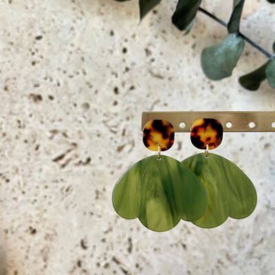 Cassiopeia earrings - Green