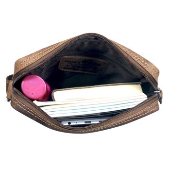 Dan – sac à bandoulière en cuir pour hommes, petit sac à bandoulière pour téléphone portable et femmes 4