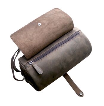 Molinero sac cylindre sac à bandoulière en cuir sac à bandoulière rond pour femme 8