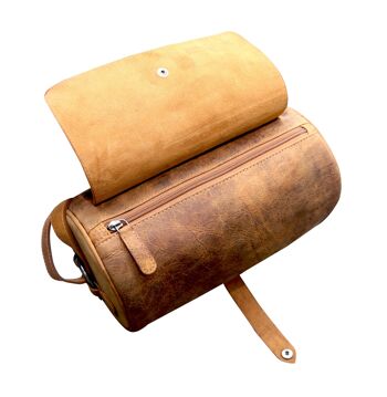 Molinero sac cylindre sac à bandoulière en cuir sac à bandoulière rond pour femme 23