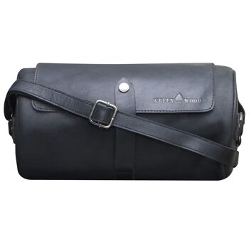 Molinero sac cylindre sac à bandoulière en cuir sac à bandoulière rond pour femme 27