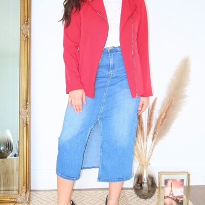 PERFECTO SPRING RED JACKET - YZORA RED