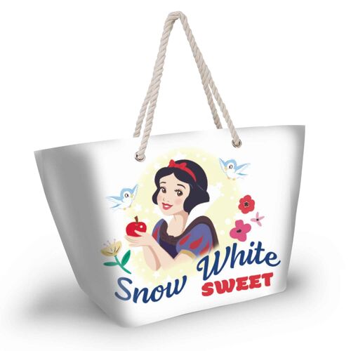 Disney Blancanieves Sweet-Bolsa de Playa Soleil, Blanco