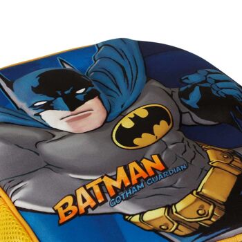 DC Comics Batman Night-Small Sac à dos 3D Bleu foncé 4