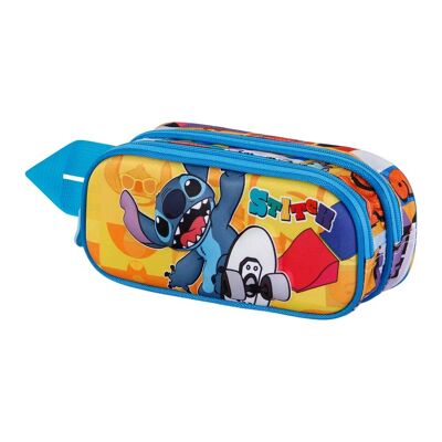 Disney Lilo and Stitch Skater-Double 3D Carrying Case, Yellow