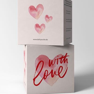 Gift cube "WITH LOVE"