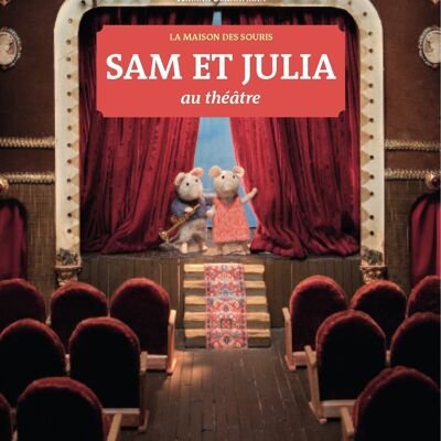 Kinderboek - La Maison des Souris - Au théâtre (Franstalig) - Het Muizenhuis