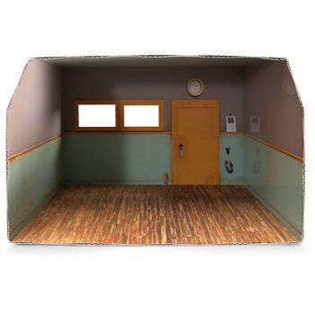 Maison de poupée DIY pour enfants - Salle en carton - Salle de classe - Het Muizenhuis 2