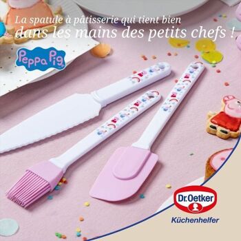 Spatule à pâte en silicone Dr. Oetker Peppa Pig 3