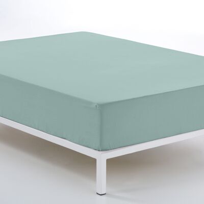 Lenzuolo con angoli regolabile Aqua - letto 105 (altezza 30 cm) - 100% cotone - 144 fili. Peso: 115