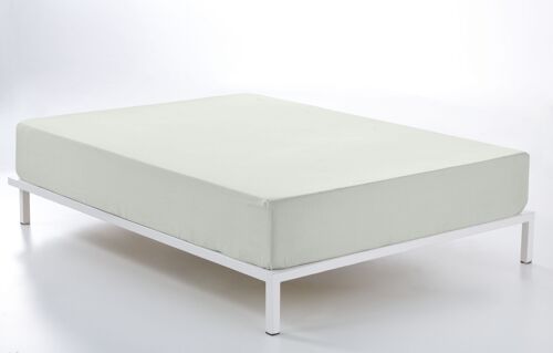 Bajera ajustable color hueso - Cama de 180 (alto 30 cm) - 100% algodón - 200 hilos. Gramage: 125
