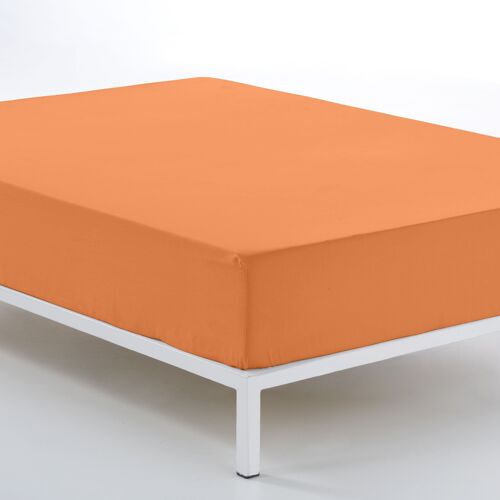 Bajera ajustable color mango - Cama de 105 (alto 30 cm) - 100% algodón - 144 hilos. Gramage: 115