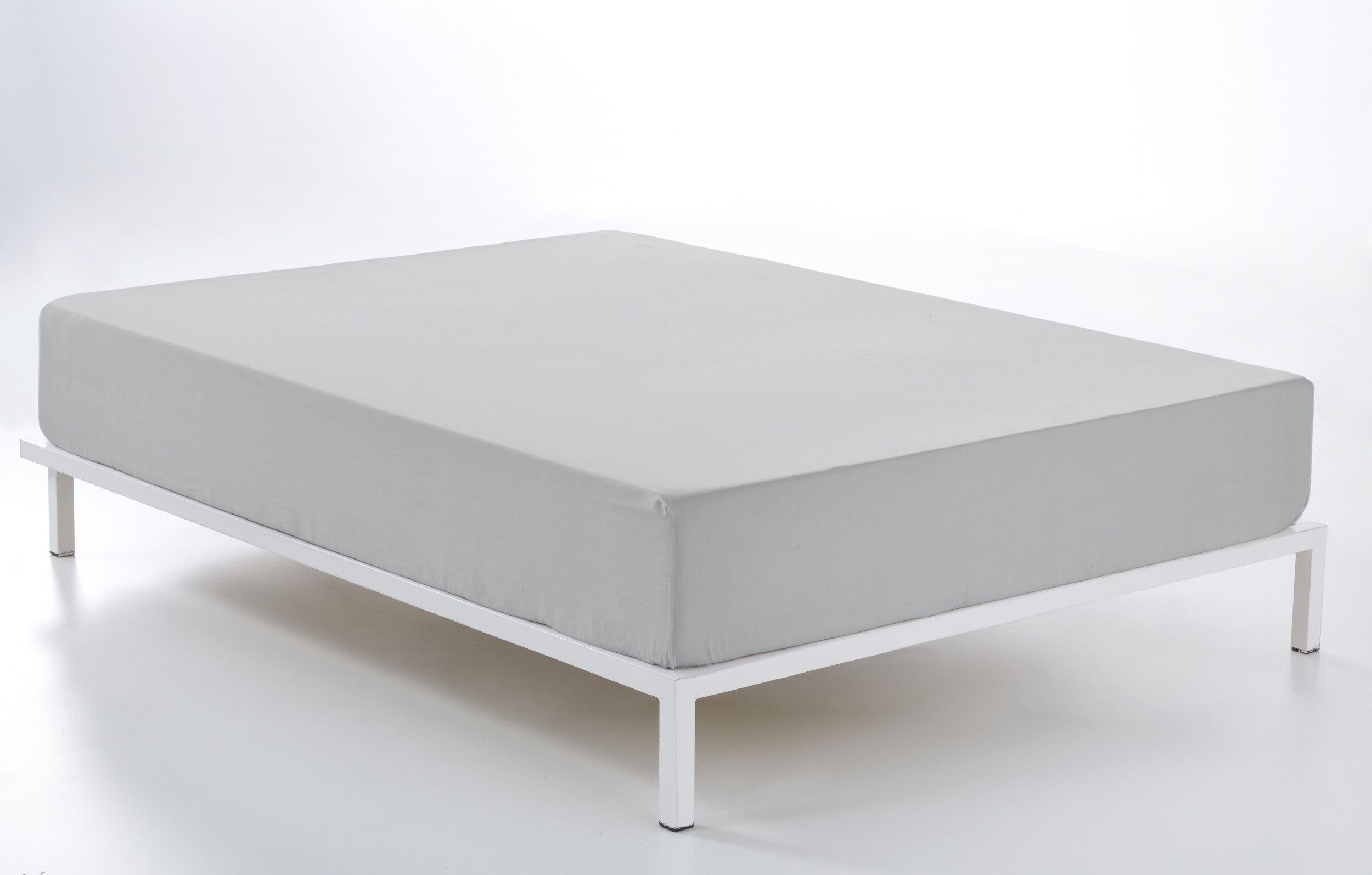 Lenzuolo con angoli regolabile Pearl - letto 150 (altezza 28 cm) - 50% cotone / 50% poliestere - 144 fili. Peso: 115