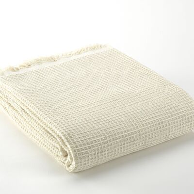 Colcha multiusos Abella crema