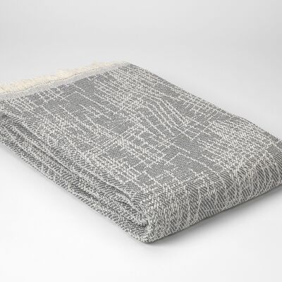 Multipurpose quilt Madrid gray